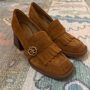 Sam Edelman Quinly Kiltie Block Heel Loafer